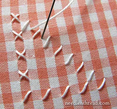 Chicken Scratch / Gingham Embroidery Tutorial