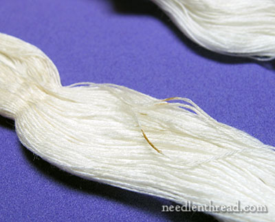 Cleaning Old Embroidery Threads