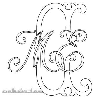 Monogram for Hand Embroidery: MCE