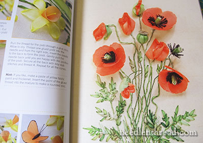 Little Flowers in Silk & Organza Ribbon - Di van Niekerk