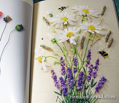 Little Flowers in Silk & Organza Ribbon - Di van Niekerk