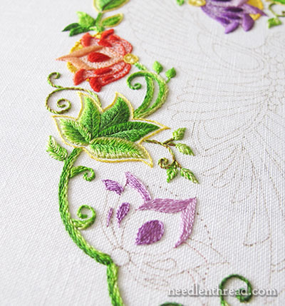 Secret Garden Embroidery - the Flowers