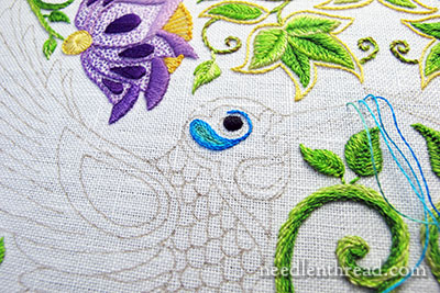 Hummingbird Embroidery