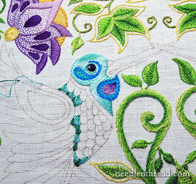 Secret Garden Embroidery Project