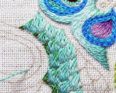 Secret Garden Embroidery Hummingbird