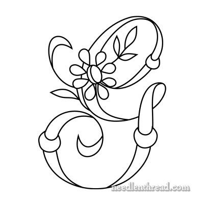 Monogram for Hand Embroidery: G