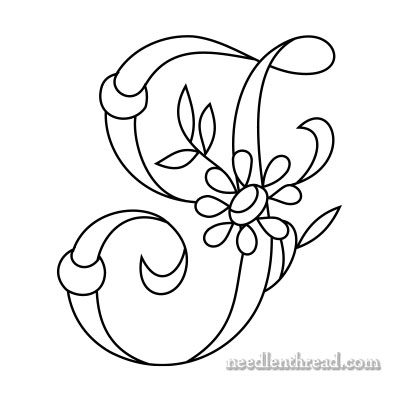 Monograms for Hand Embroidery: Letter I