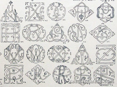 Monograms, Ciphers, Initials for Embroidery