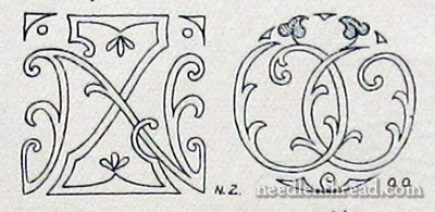 Monograms, Ciphers, Initials for Embroidery