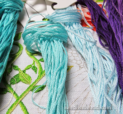 Secret Garden Embroidery: Hummingbird Colors