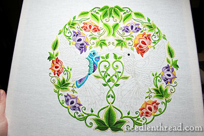 Secret Garden Embroidery: Hummingbird Colors