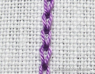 Embroidery Stitch Samples & Sizes