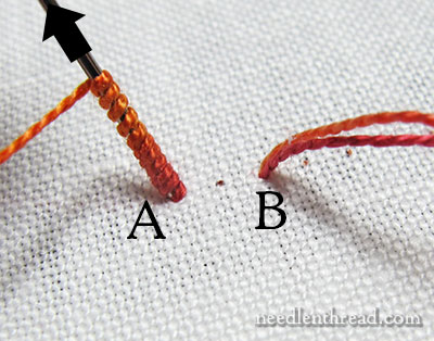 Stitch Fun: Bullion Stem Stitch