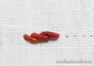 Stitch Fun: Bullion Stem Stitch