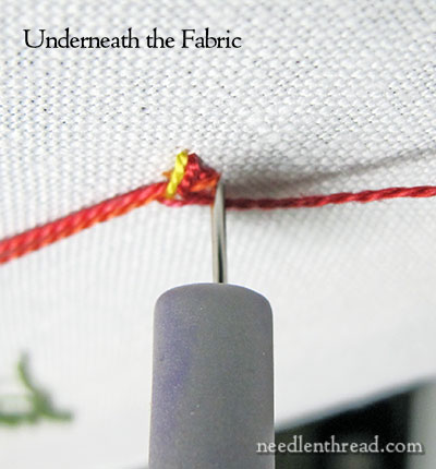 Using an Eraser with Embroidery