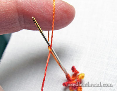 Using an Eraser with Embroidery