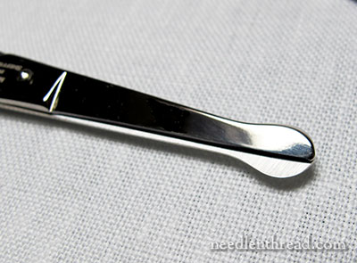 Bohin Bent Extra Long Tweezers - Needlepoint Joint