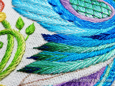 Secret Garden Embroidery: Hummingbird Wing