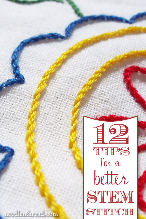 How to Make a Better Stem Stitch