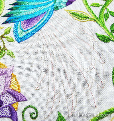 Hand Embroidery Project: Hummingbirds