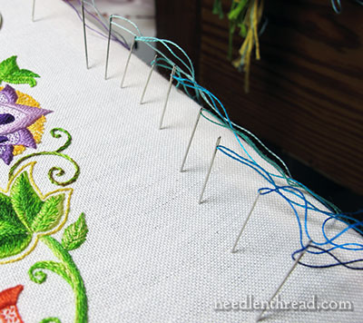 Hand Embroidery Project: Hummingbirds