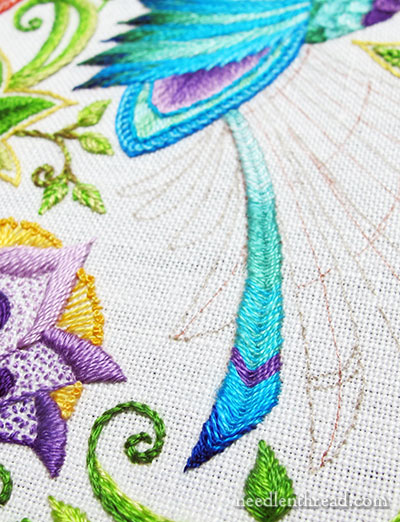 Hand Embroidery Project: Hummingbirds