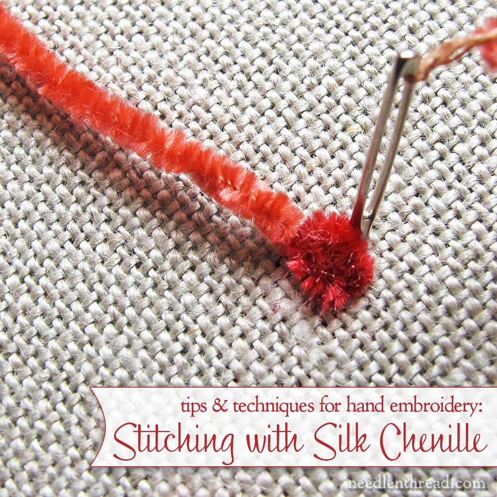 Silk Chenille for hand embroidery