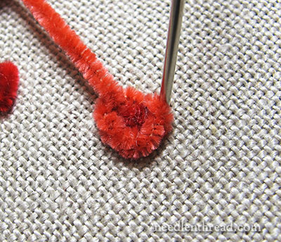 Silk Chenille in Hand Embroidery