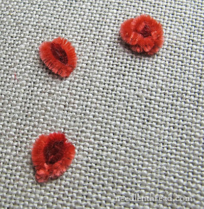 Silk Chenille in Hand Embroidery