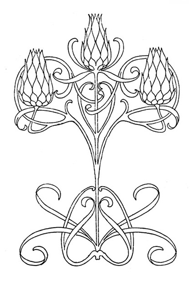 Art Nouveau Embroidery Patterns – NeedlenThread.com