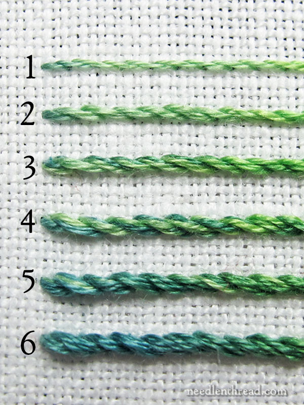 Stranded Embroidery Floss - How Many Strands Should I Use?