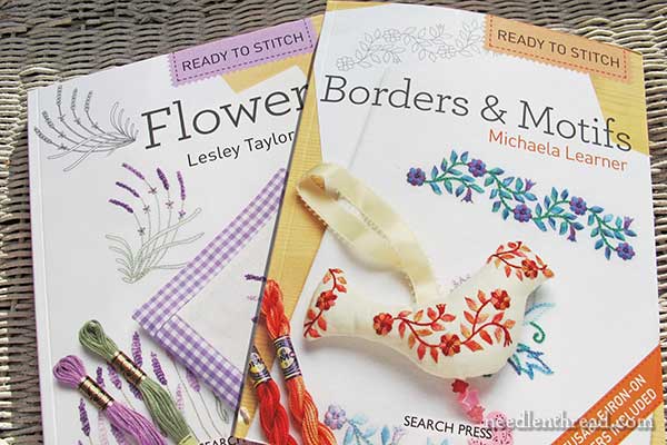 Iron On Embroidery Transfer Books: Ready to Stitch