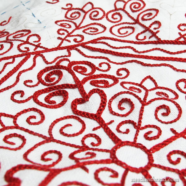 Hungarian Redwork Embroidery