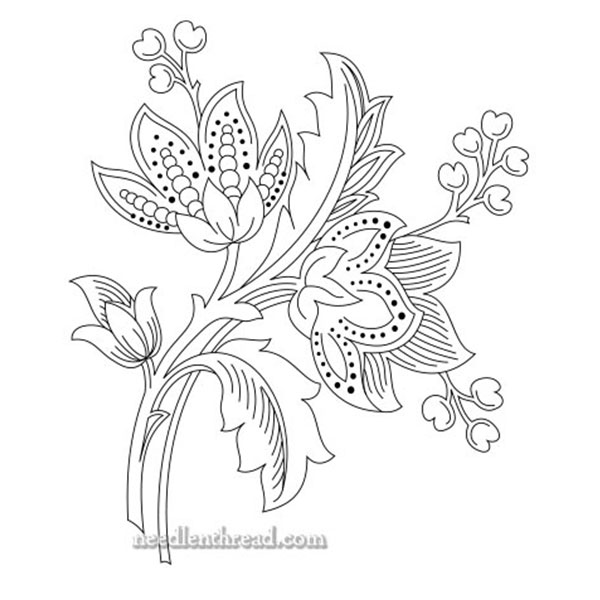 Free hand embroidery pattern: Fair Verona