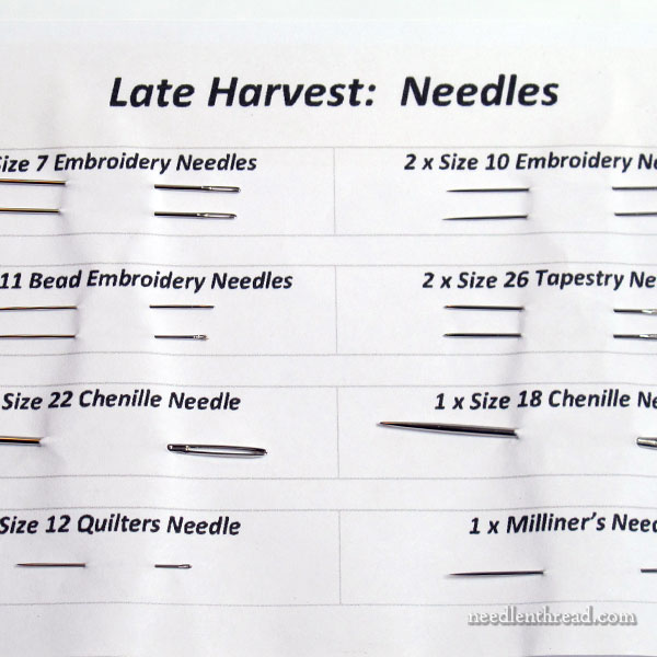 Late Harvest Embroidery Kit