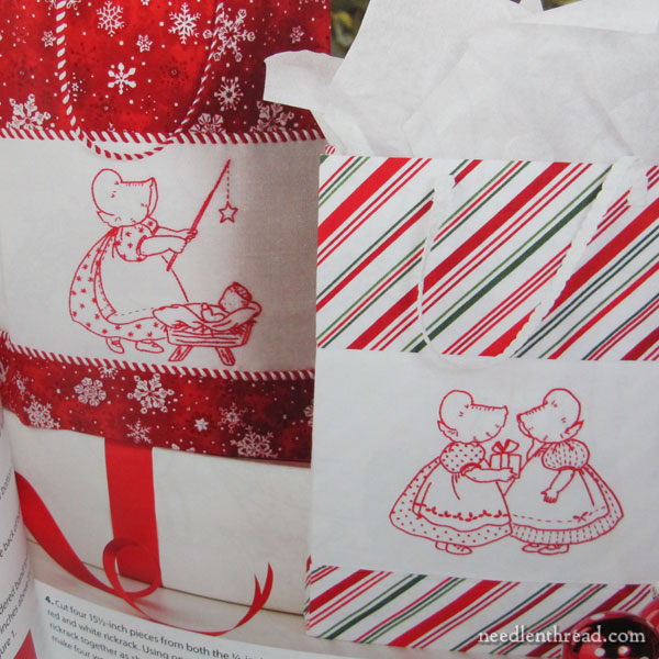 Sunbonnet Sue Redwork Collection for All Seasons