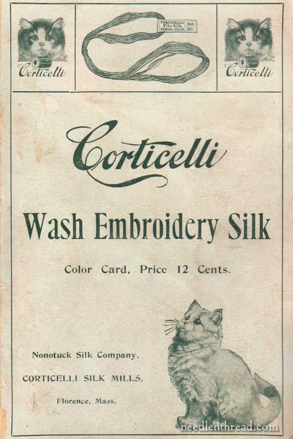 Corticelli Thread Company Thread Card
