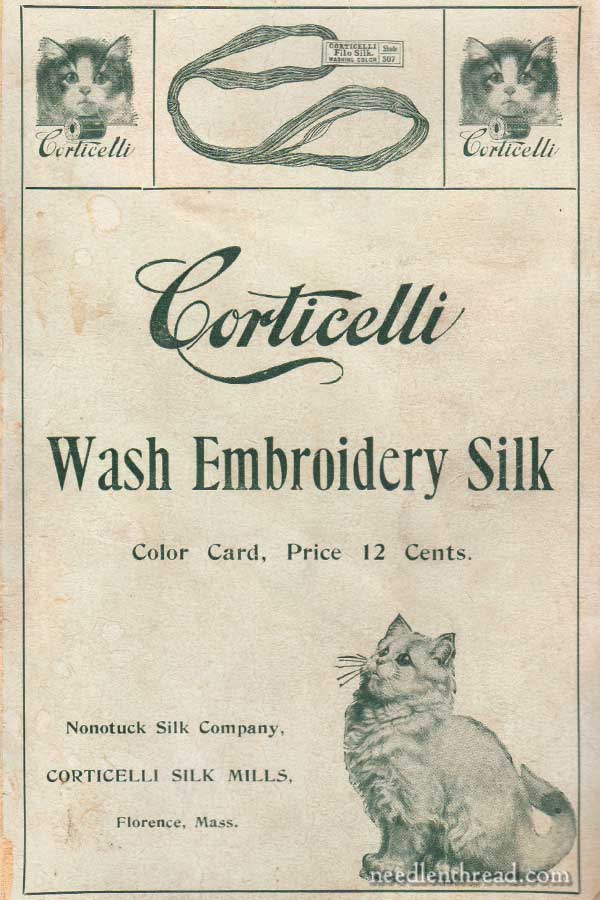 Belding Corticelli Silk Thread Color Chart