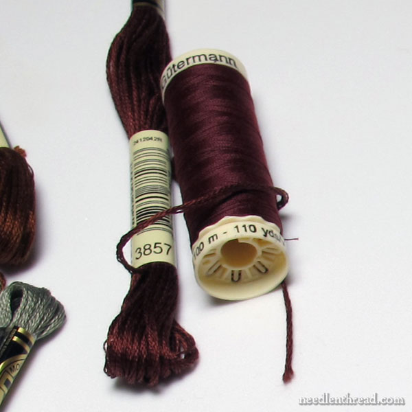 Gütermann and DMC Thread Color Matches