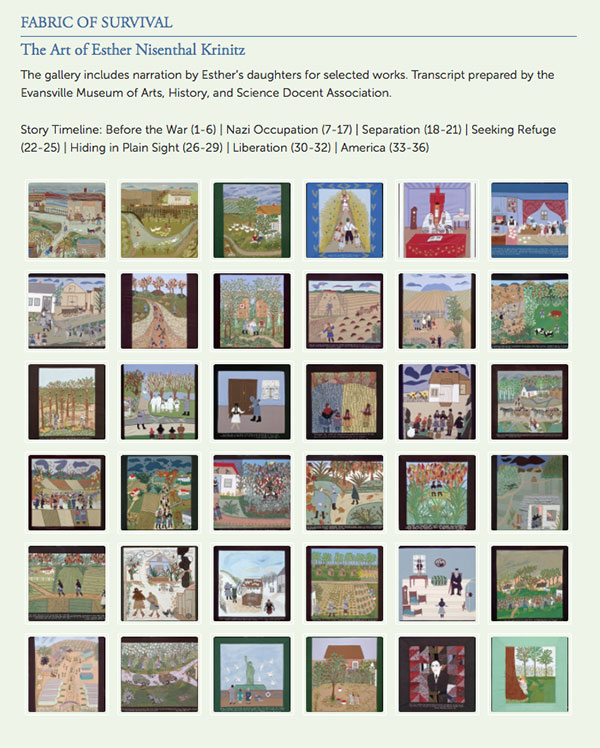 Art & Remembrance: The Fabric of Survival