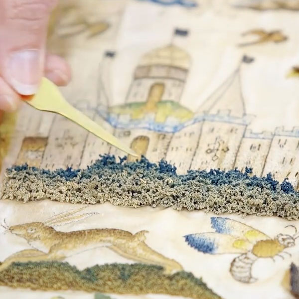 17th Century Embroidery Video - Alison Cole