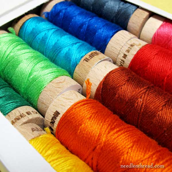 Hand Dyed Cotton Machine Embroidery Thread, Machine Quilting Thread,  Tatting, Crochet, Creative Embroidery, Quilting, Colour Wheel 