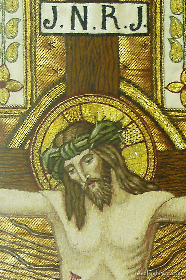 Figure Embroidery & Perspective: Crucifixion Chasuble