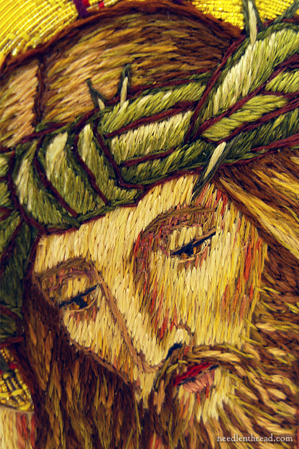 Figure Embroidery & Perspective: Crucifixion Chasuble