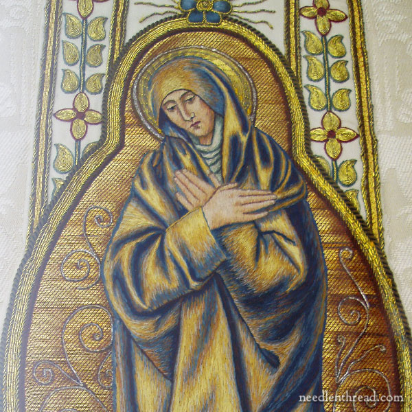Figure Embroidery & Perspective: Crucifixion Chasuble