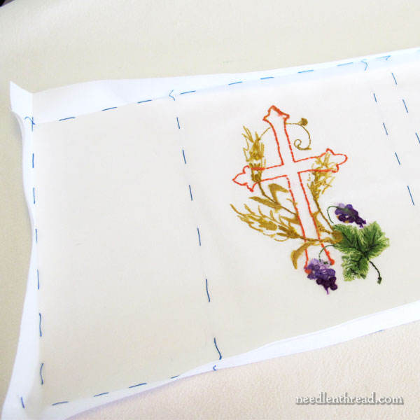 Making an Embroidered Book Cover