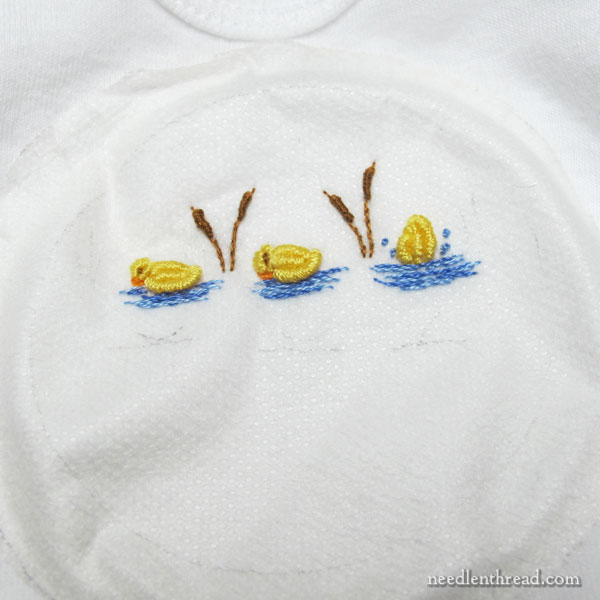 Embroidery on Knits