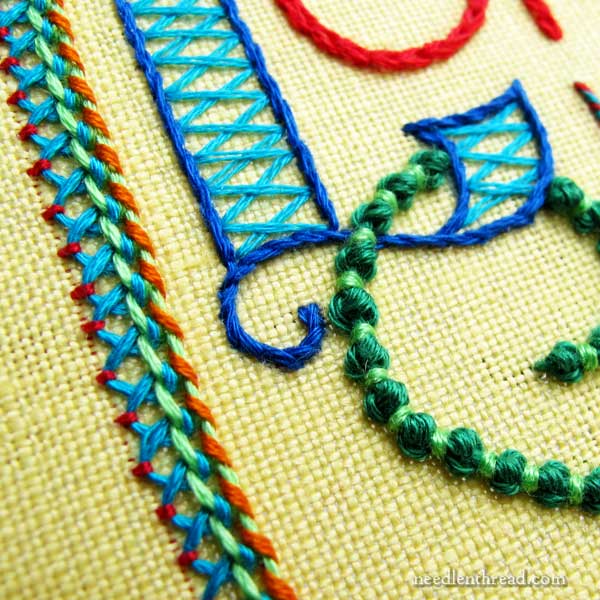 Hand Embroidered Quote: Lorum Ipsum