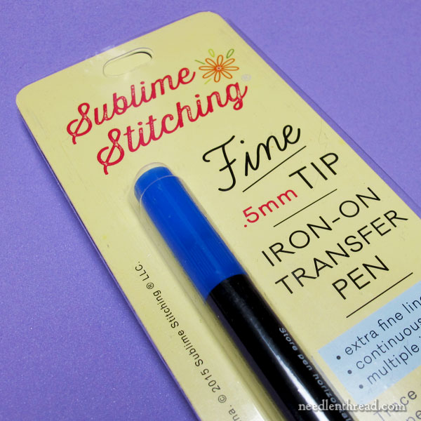 Fine Tip Iron On Transfer Pen for Embroidery – Snuggly Monkey