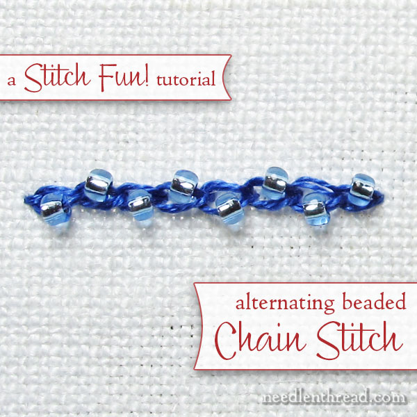 Inspirational Beading: Beading Tutorial: Nepal Chain Stitch